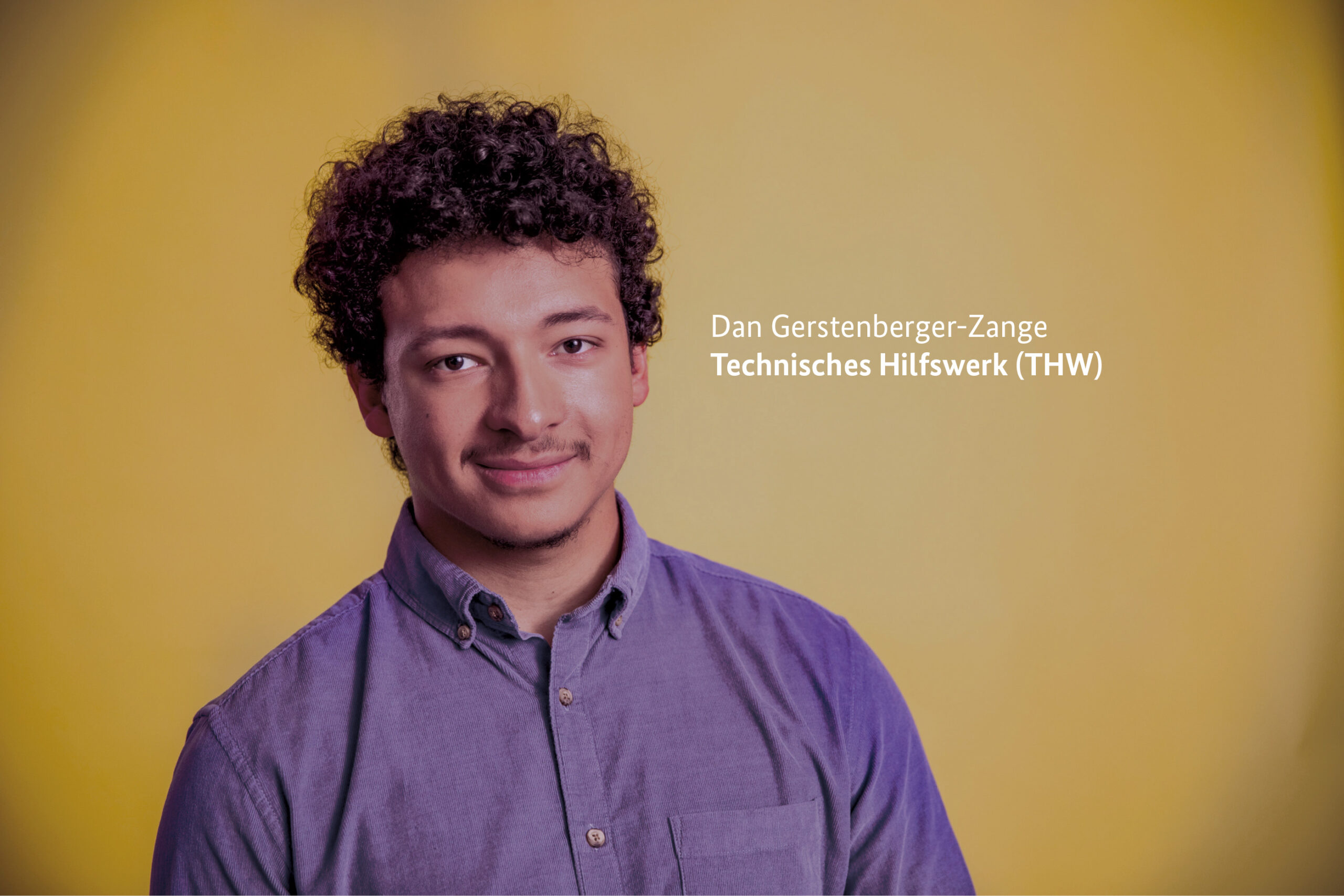 Porträt von Dan Gerstenberger-Zange, THW
