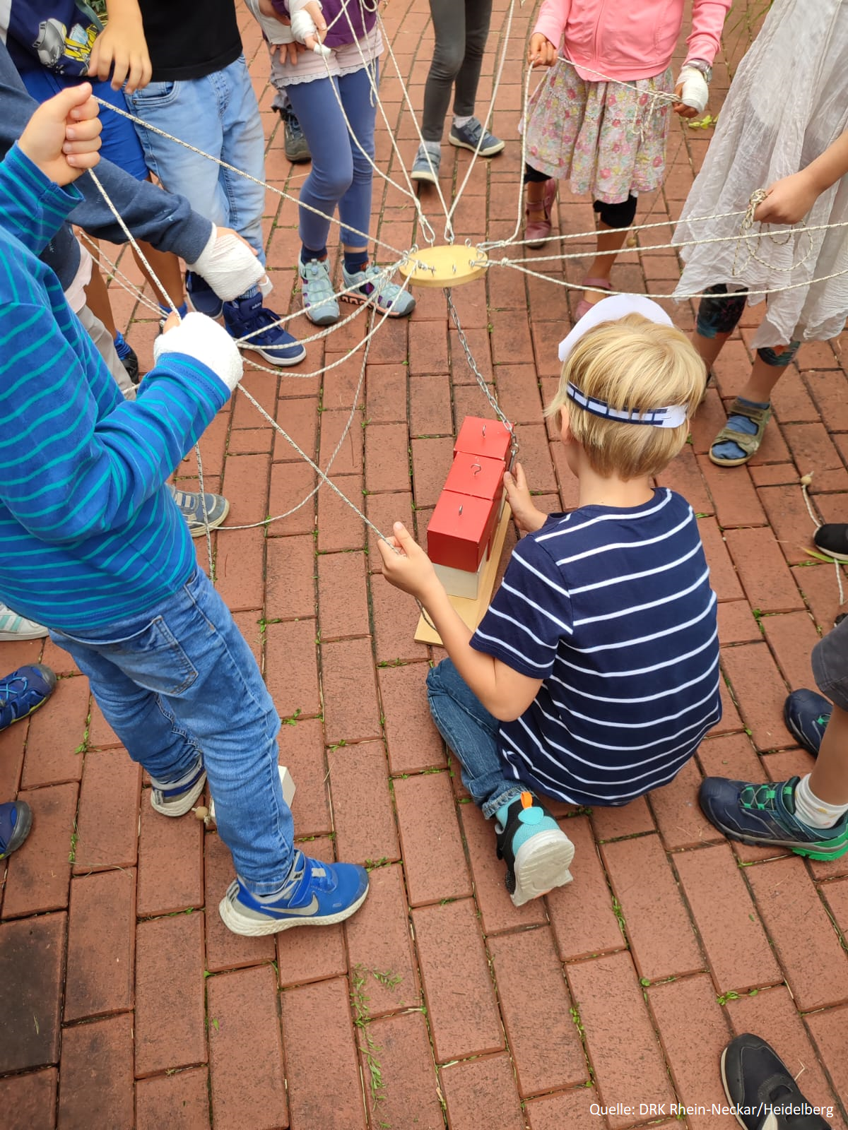 Bild spielender Kinder aus der Schulanfängerwoche