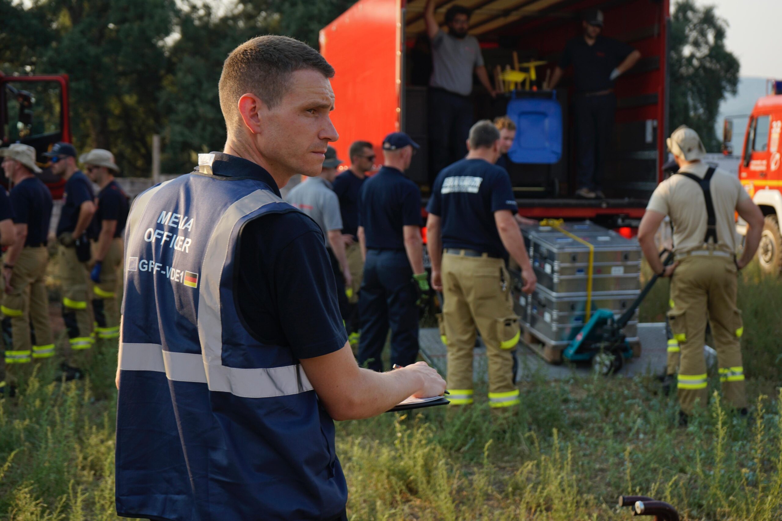 Frank Frenser im Einsatz