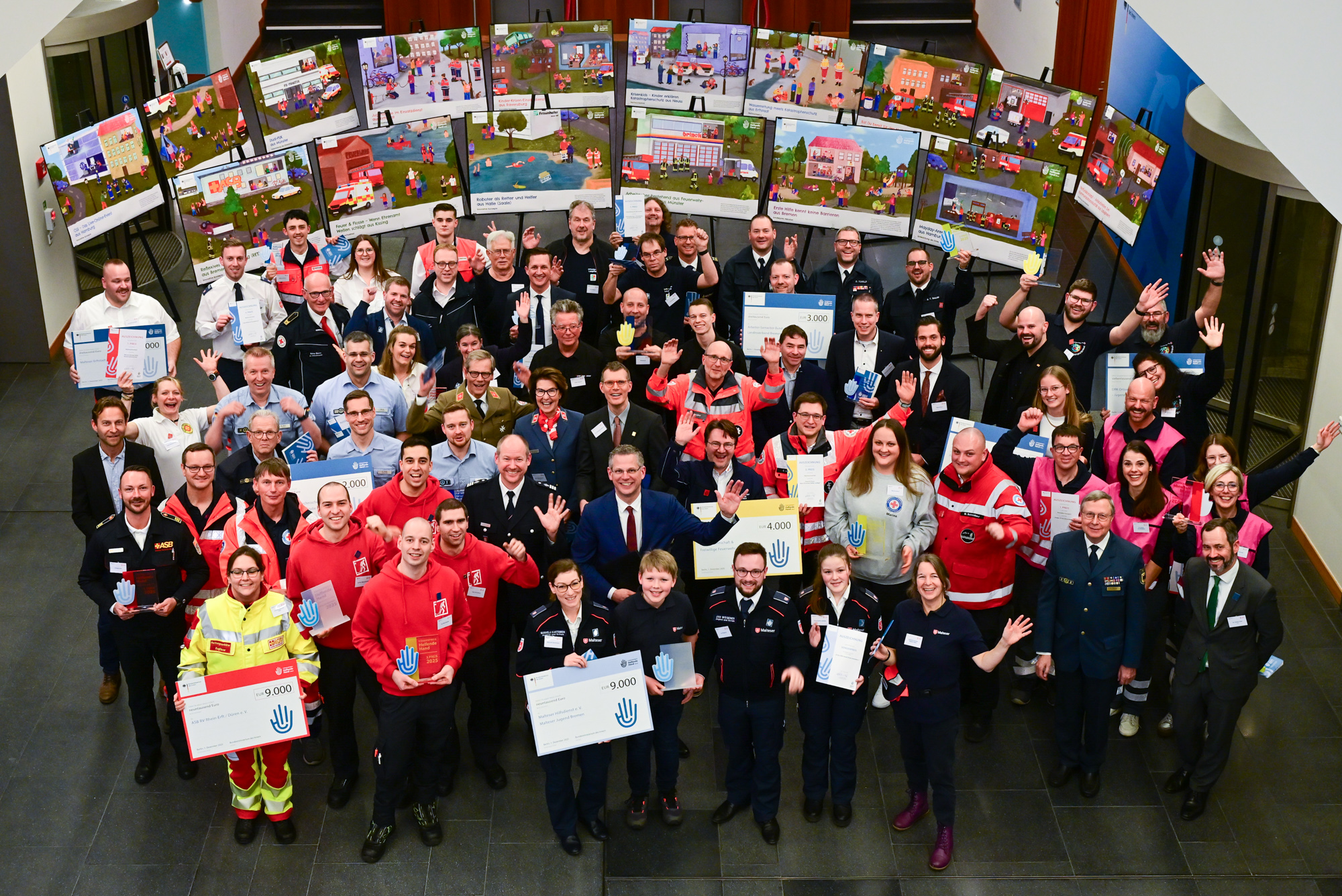 Gruppenfoto im Foyer